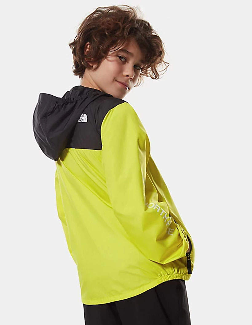 The North Face Boy's Reactor Wind Jacket Spring Green - Impact shop ...