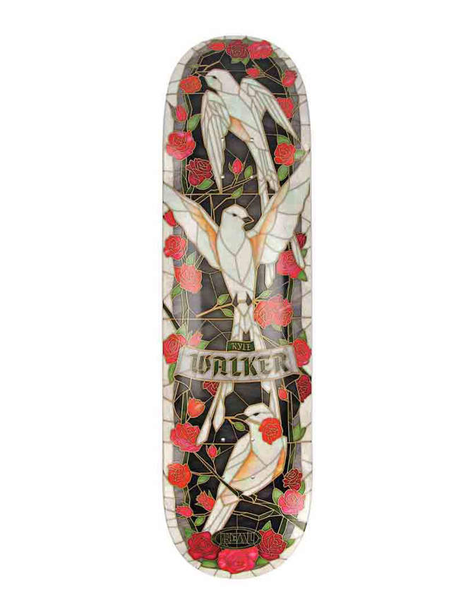 Skateboard Deck Real Skateboard  Kyle Walker Cathedral 8.25''