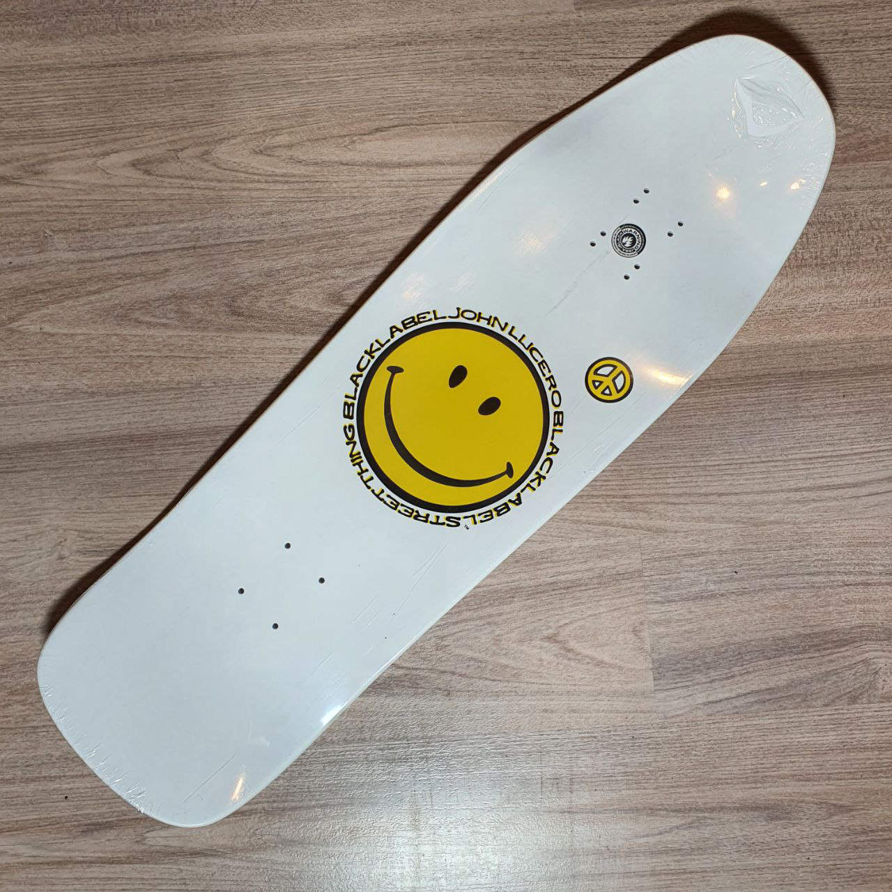 Skateboard Deck Old School Black Label John Lucero 9.88 White - Impact ...