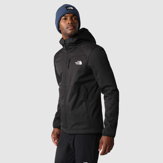 Giacca Softshell con cappucio Quest da uomo nera The North Face