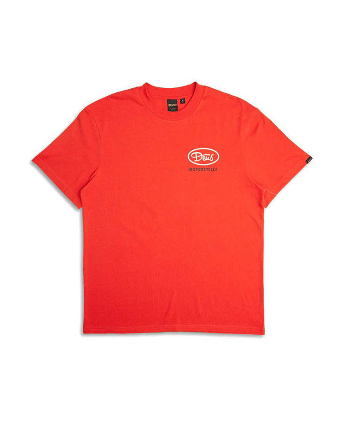 Picture of T-Shirt Shimmy Rosso Mandarino Deus