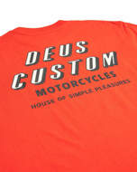 Picture of T-Shirt Shimmy Rosso Mandarino Deus