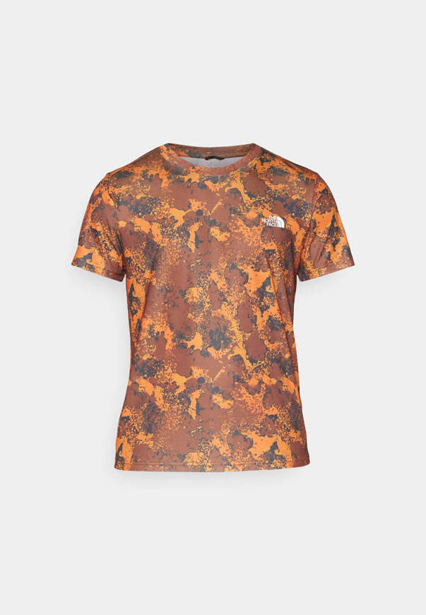 Picture of Men's T-Shirt Reaxion Amp Crew Print Desert Rust Moss Camo The North Face 