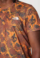 Picture of Men's T-Shirt Reaxion Amp Crew Print Desert Rust Moss Camo The North Face 