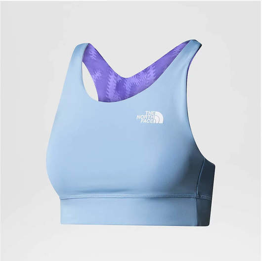 Picture of Women's Flex Reversible Bra Print Optic Violet Abstract The North face 
