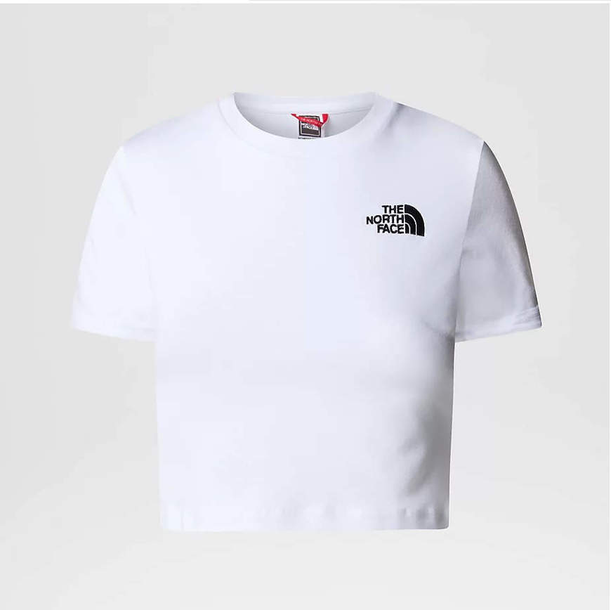 Picture of Women's Crop S/S T-Shirt White The North face 