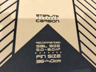 Picture of TAVOLA STARBOARD CARVE STARLITE CARBON 119 USATA