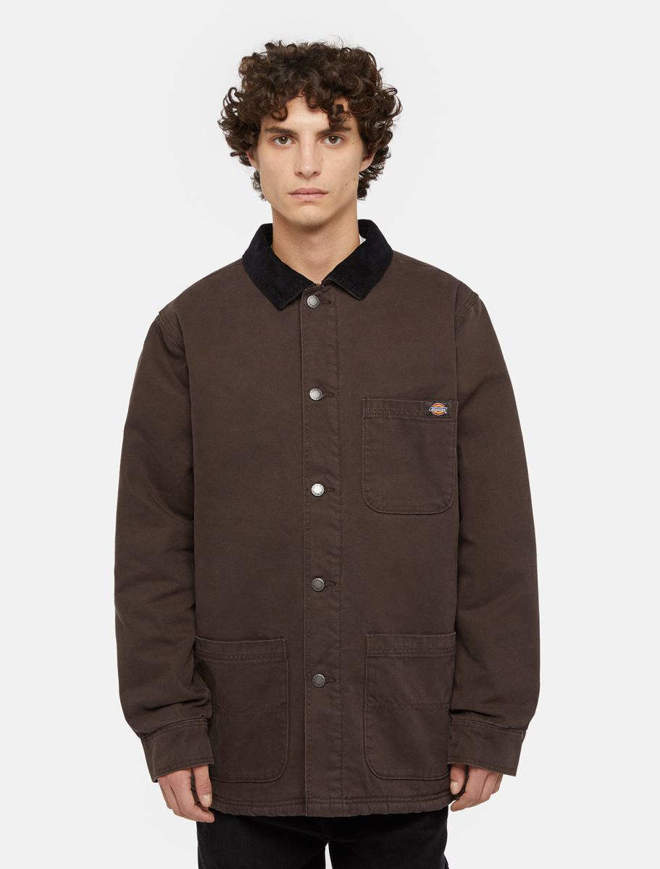 Picture of Cappotto Duck Canvas Marrone Scuro da Uomo Dickies