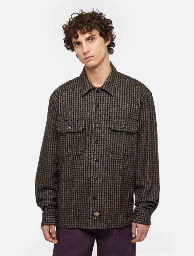 Picture of Camicia Frenchtown Nera da Uomo Dickies