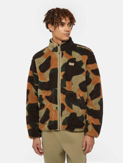 Immagine di Giacca Mount Hope Camo Verde Militare da Uomo Dickies