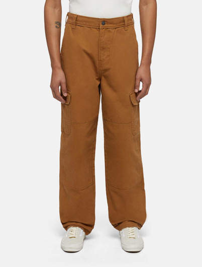 Immagine di Pantaloni Duck Canvas Cargo Marroni da Uomo Dickies