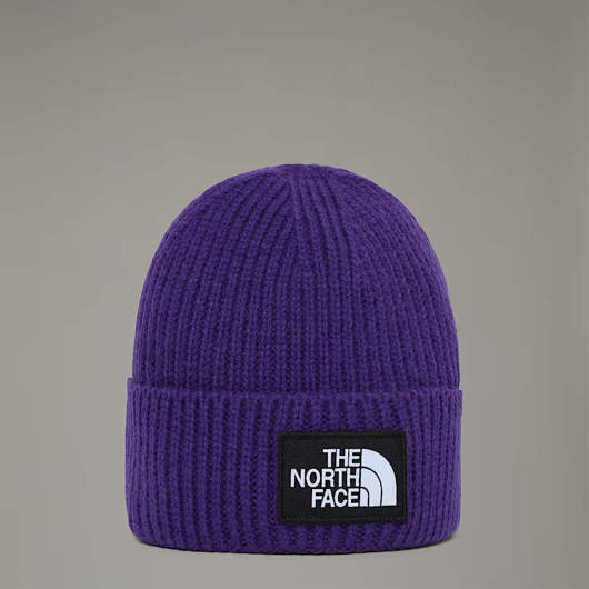 Immagine di Berretto con Risvolto e Logo Box Viola The North Face