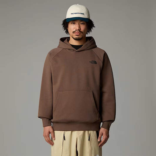 Immagine di Felpa con Cappuccio Raglan Redbox Marrone da Uomo The North Face