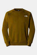 Picture of Felpa Raglan Redbox Verde Oliva da Uomo The North Face