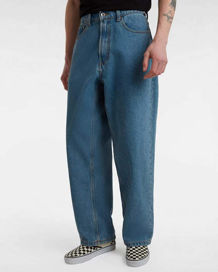 Immagine di Pantaloni Jeans Baggy Check-5 Blu da Uomo Vans