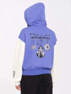 Picture of Felpa con Cappuccio Fa Keutchi Blu da Donna Volcom