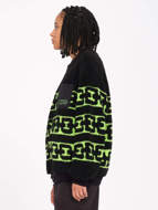 Picture of Giacca Zephyr Sherpa Nera e Verde da Donna Volcom