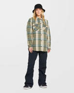 Picture of Women's Swift Overall Snowboard Bib  Black Volcom 