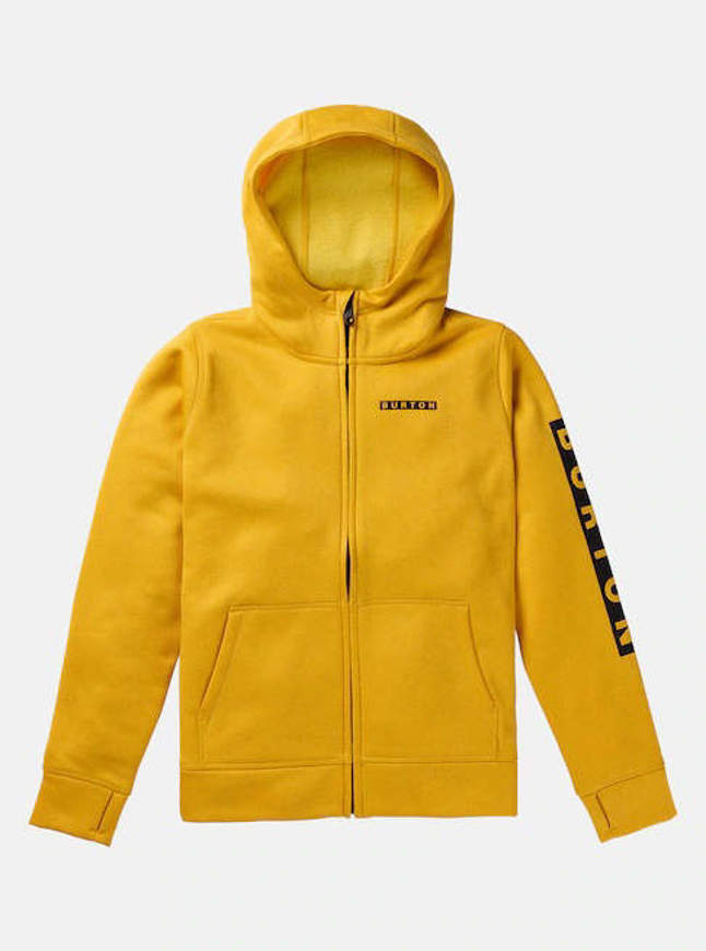 Picture of Kids' Oak Full-Zip Hoodie Goldenrod Burton 