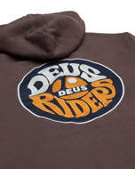 Picture of Men's Riders Friend Hoodie Brown Deus 