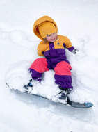 Picture of Toddlers' 2L One Piece Goldenrod/Imperial Purple Snowsuit Burton 